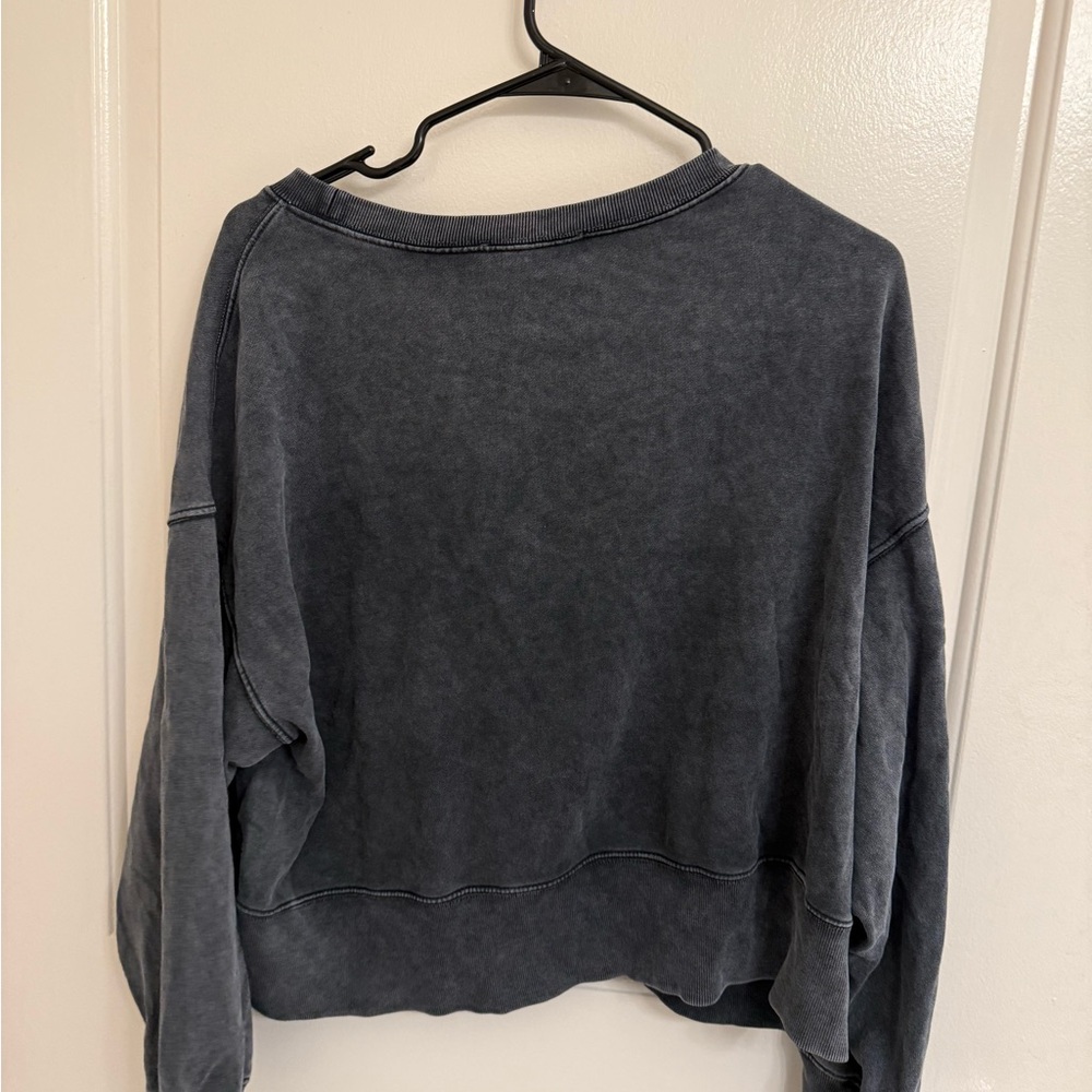 All Saints Gray Crewneck Sweatshirt - Picture 2 of 2